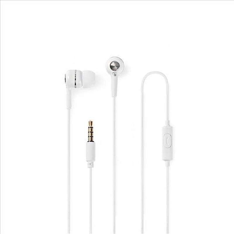 Wired headphones in-ear built-in microphone 1.20 m  cablewhite, , medium-null