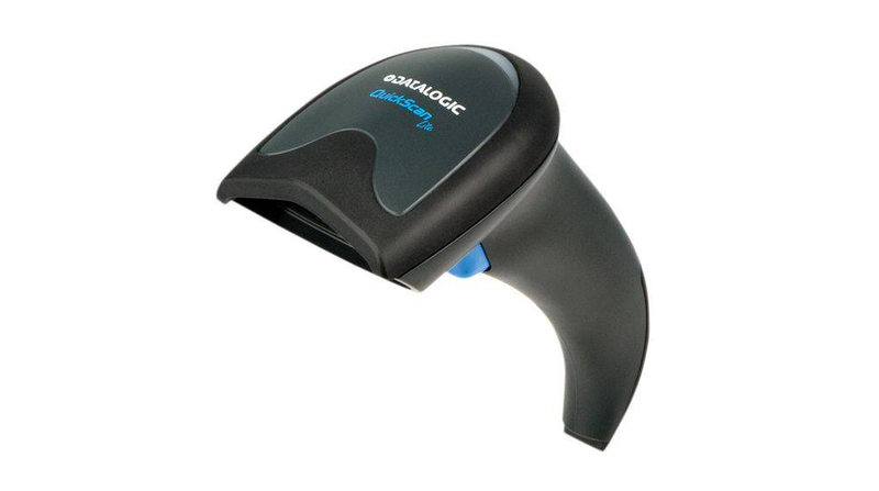 Datalogic quickscan qbt2101 qbt2101-bk-btk+ cordless 1d linear imager barcode scanner bluetooth USB kit black-null