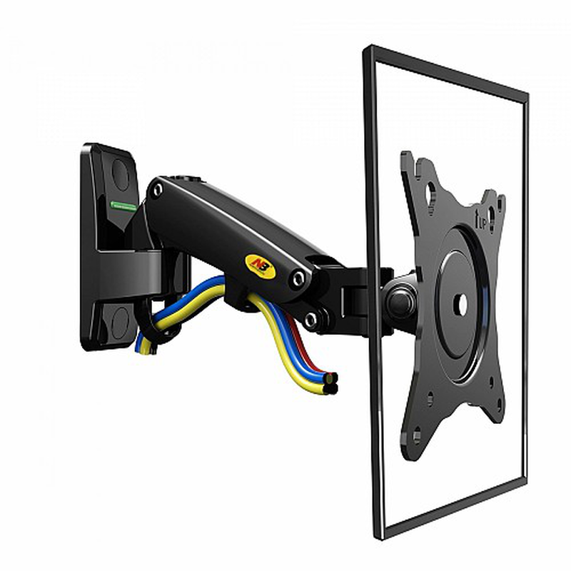 Nbmounts f120-b-gas strut TV/monitor wall mount single arm 10x10-null