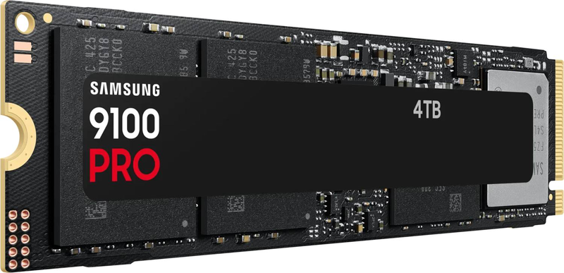 Samsung 9100 pro mz-vap4t0bw 4TB nvme SSD m.2 2280 pcie Gen5 x4 up to 14800mb/s for gaming workstations-null