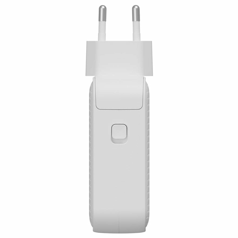 Targus hyperjuice 100w gan USB-c charger hj1002 4-port 3x USB-c 1x USB-a pd 3.0 pps qc 3.0 white-null