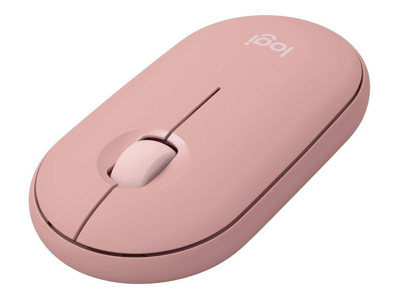 Logitech pebble mouse 2 m350s slim silent bluetooth wireless mouse 4000 dpi tonal rose-null