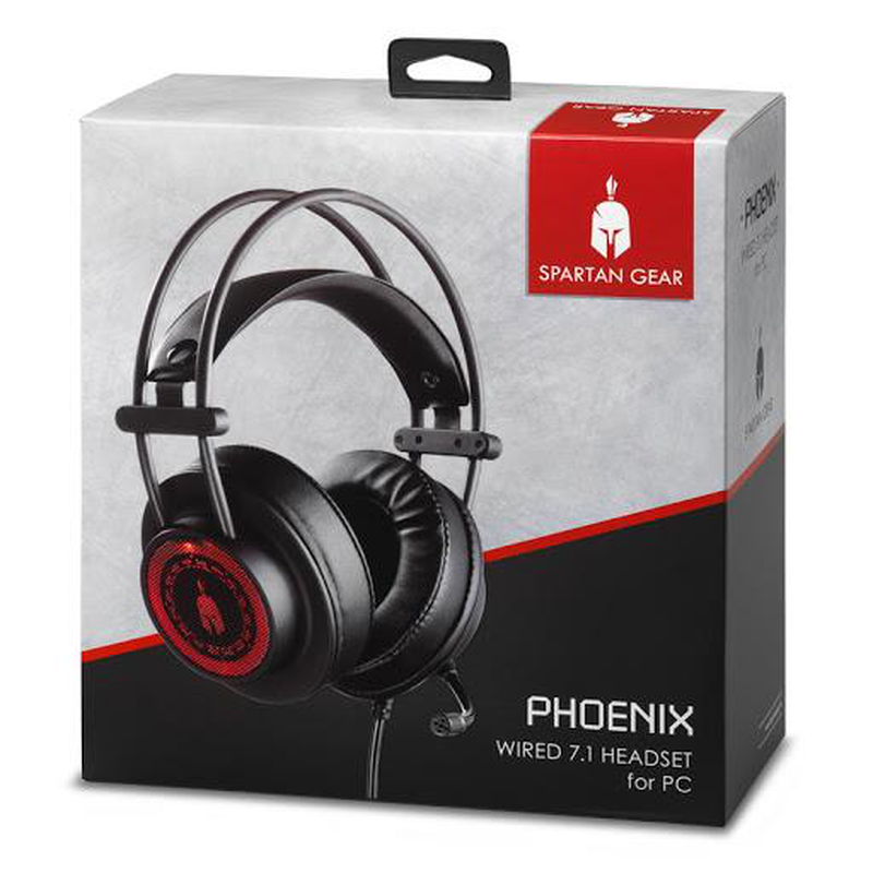 Spartan gear phoenix 2 wired 7.1 headset pc, , medium image number null