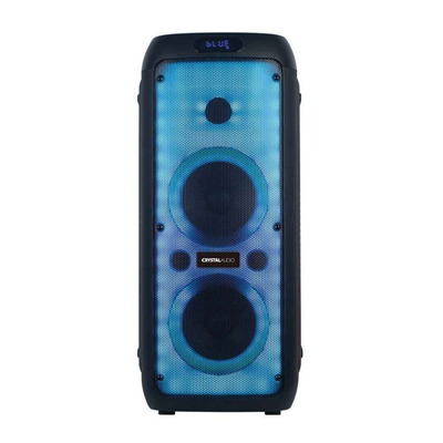 Crystal audio prt14 bluetooth party speaker 80w &mu;&epsilon; led &phi;&omega;&tau;&iota;&sigma;&mu;ό & &alpha;&sigma;ύ&rho;&mu;&alpha;&tau;&omicron; &mu;&iota;&kappa;&rho;ό&phi;&omega;&nu;&omicron; karaoke, , medium
