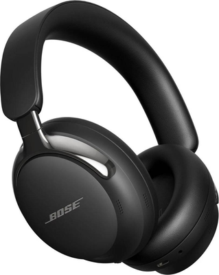Bose quietcomfort ultra wireless headphones black bluetooth 5.3 immersive audio noise cancelling 24h aptx, Black, medium