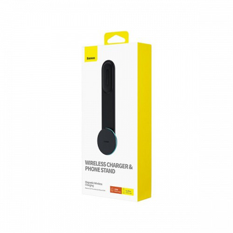 Baseus car charger wireless dash / wind magnetic c02 pro black, , medium image number null