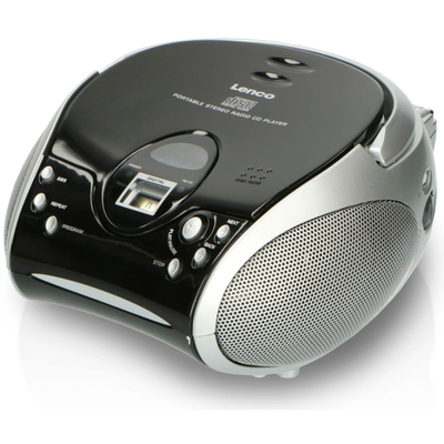 Lenco scd-24 - φορητό ραδιόφωνο fm με cd player