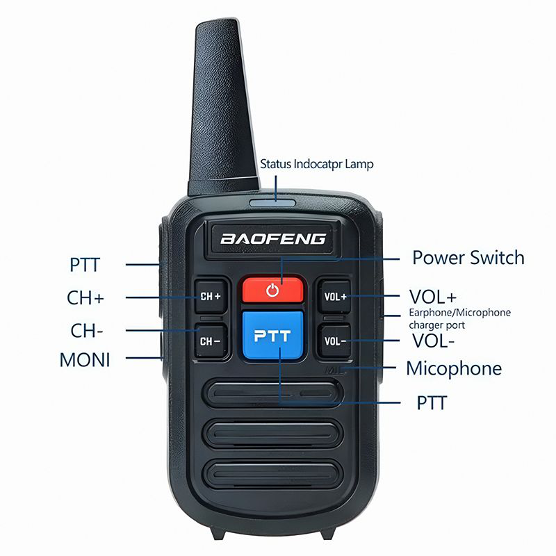 Baofeng bf-c50 mini walkie talkie 2w - &sigma;έ&tau; 2 &tau;&mu;&chi;, , medium-null