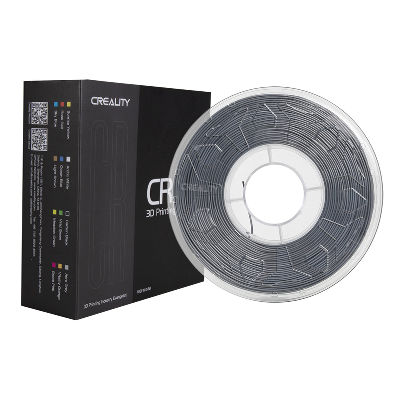 Creality cr-pla gray 3d printer filament 1kg spool 1.75 mm-null