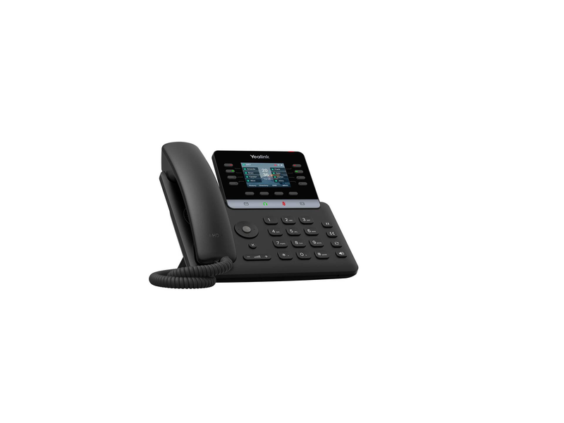 Yealink sip-t73u gigabit colour ip phone 12 sip accounts 2.8-inch display dual gbe poe USB 5-way conference grey-null