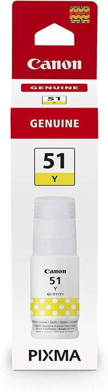 Canon gi-51 y yellow original ink refill 70ml  4548c001, , medium-null