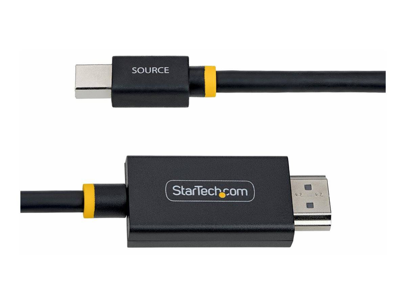 Startech 2m-mdp-hdmi2-4k60 2m mini displayport to HDMI adapter cable 4k 60hz active mdp to HDMI 2.0 black-null