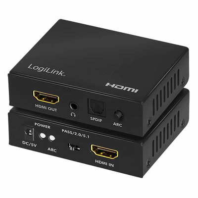 Hd0055 HDMI audio extractor 2ch/5.1ch 4k/60hz logilink, , medium