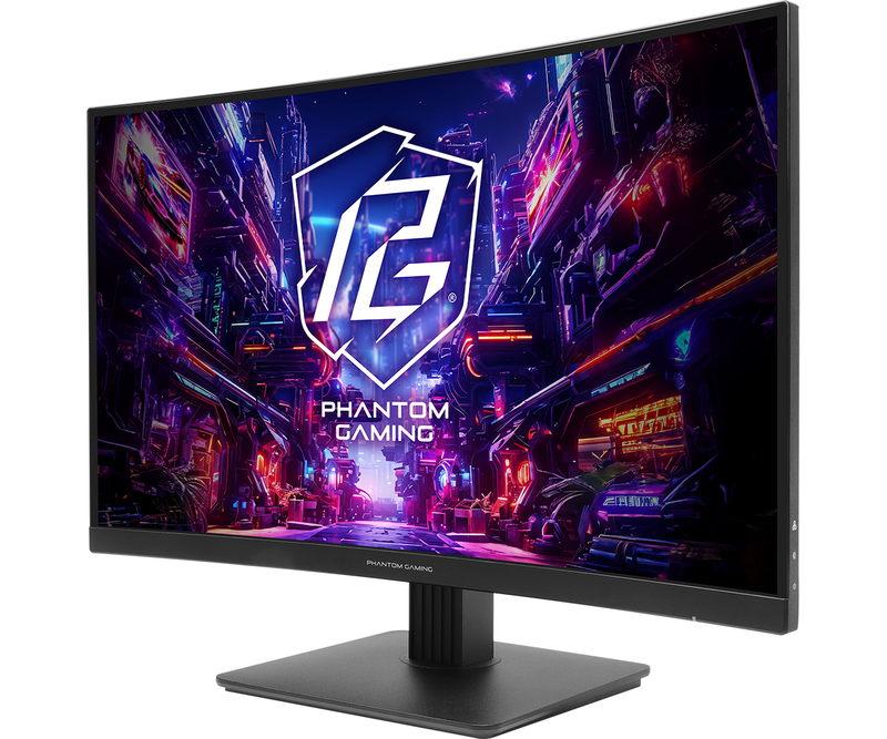Asrock phantom gaming pg27qrt1b 27" &omicron;&theta;ό&nu;&eta; va curved 180hz qhd 2560x1440-null