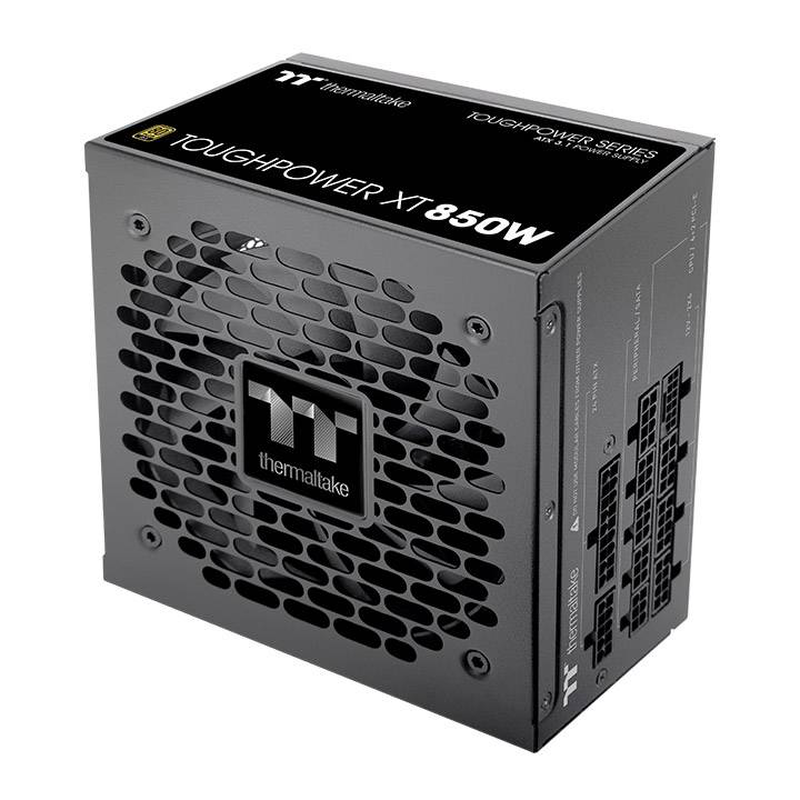 Thermaltake toughpower xt 850w atx 3.1 psu 80 plus gold fully modular 12v-2x6 pcie 5.1 single +12v black-null