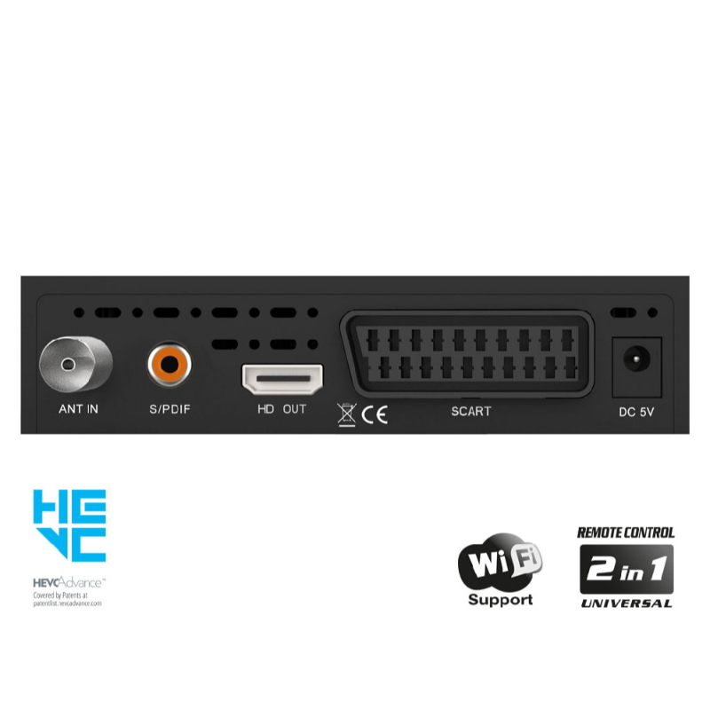 Edision picco t265 dvb-t2 HD terrestrial receiver, , medium-null