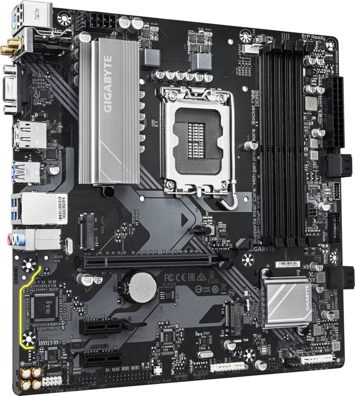Gigabyte b760m d3hp Wi-Fi6 motherboard | intel b760 | lga1700 | ddr5 | micro atx | pcie 4.0 | gbe lan, , medium-null