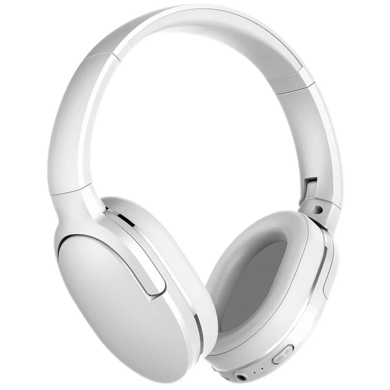 Baseus encok d02 pro v2 over ear wireless headphones bluetooth with 50 operating hrs white, , medium-null