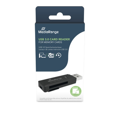 Mediarange USB 3.0 card reader stick, , medium