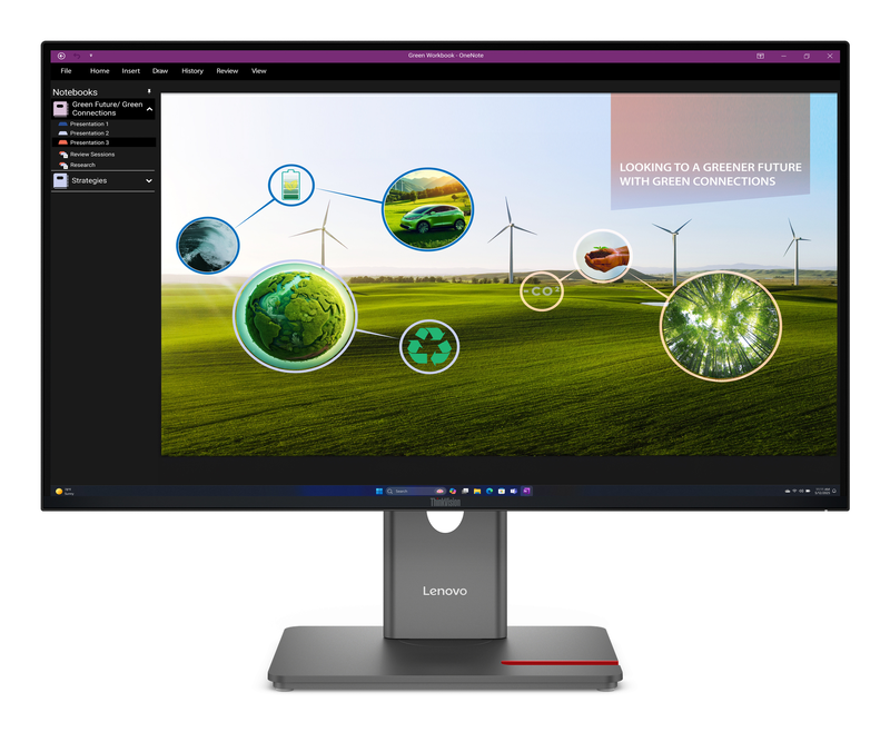 Lenovo thinkvision p27q-40 27" monitor ips 120hz displayhdr 10 qhd 2560x1440-null