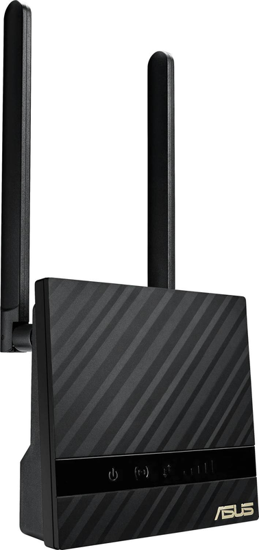 Asus 4g-n16 wireless-n300 lte modem router 4G cat4 300mbps Wi-Fi 4 single-band 2.4GHz sim slot 1x lan white-null