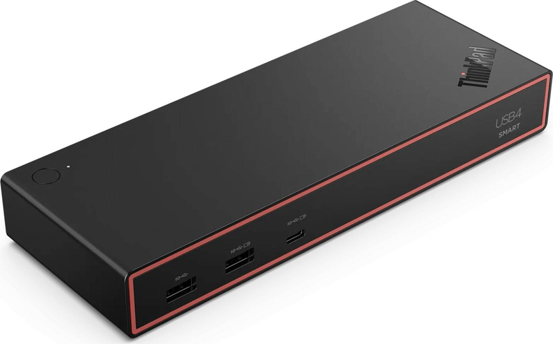 Lenovo thinkpad USB4 smart dock 5500 40bc0135eu docking station quad 4k 8k60 HDMI 2.1 dual dp 1.4GBe 100w pd eu-null