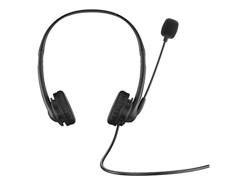 Hp g2 / headset / on-ear / wired / USB / shadow black / for hp 245 g9, 256 g8, 25x g9; elitebook 1040 g9, 64x g9, 65x g9; probook 44x g9, 45x g9, , medium-null