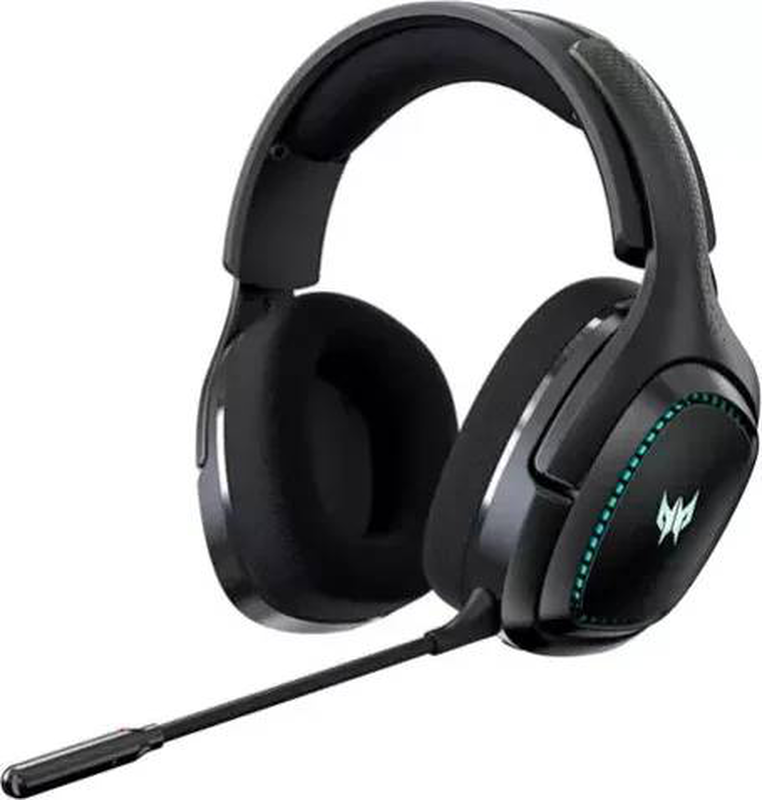 Acer predator galea 550 phr235 wireless gaming headset bluetooth and 2.4GHz 50mm drivers detachable enc mic black-null