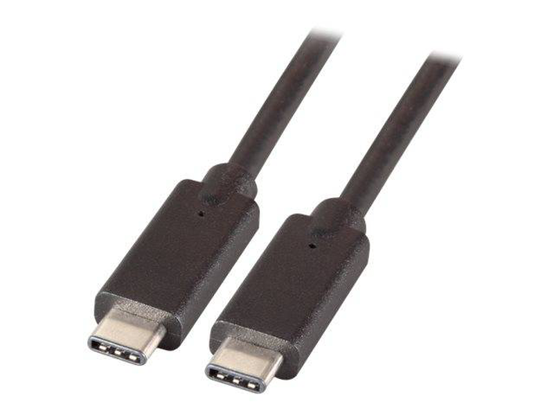 Efb-elektronik / USB cable / USB-c (m) to USB-c (m) / USB 3.2 Gen 2 / 20 v / 5 a / 1 m / USB power delivery (100w) / black-null