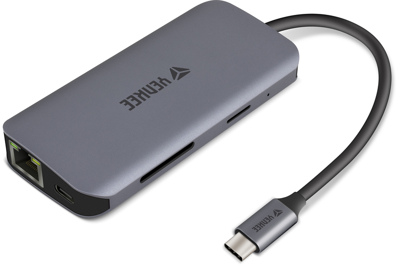 Yenkee ytc 081 8in1 Type-C multi-port adapter, , medium-null
