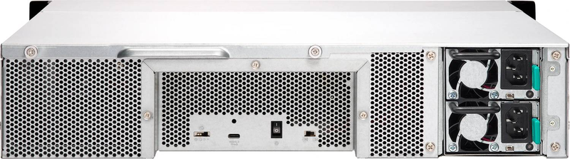 Qnap tl-r1200c-rp 12-bay 2u rackmount USB 3.2 Gen 2 Type-C jbod storage enclosure redundant psu diskless-null