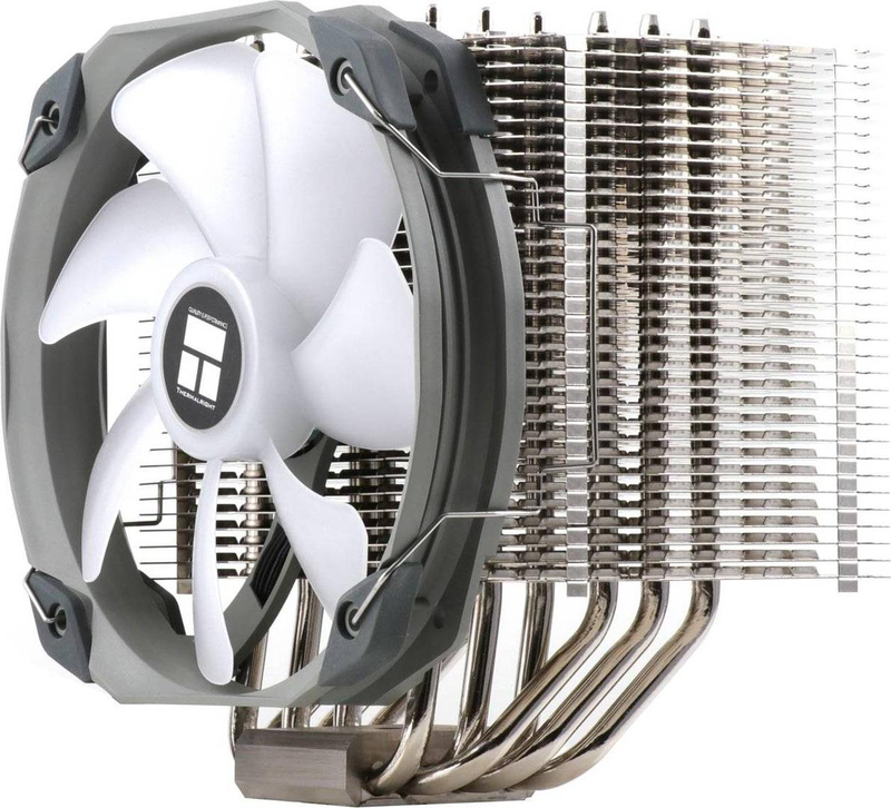Thermalright hr-02 plus tower Air CPU cooler 6 heat pipes 140mm argb fan nickel-plated copper base silver-null