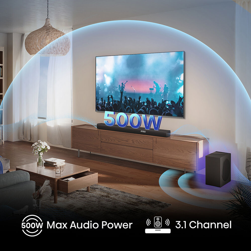 Hisense soundbar hs3100 3.1 ch 480w bt/USB/optical-null