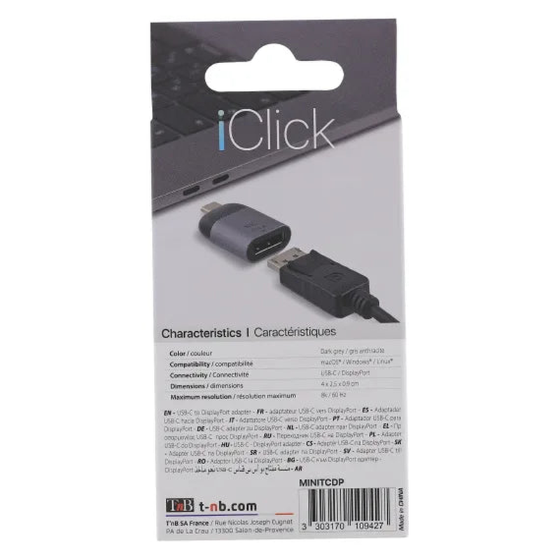 Tnb USB Type-C to displayport 8k adapter, , medium image number null
