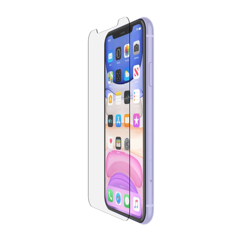 Belkin screenforce invisiglass ultra / screen protector for mobile phone / glass / for apple iPhone 11, xr, , medium-null