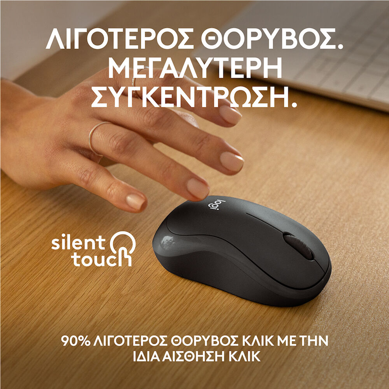 Logitech m240 silent bluetooth mouse - black-null