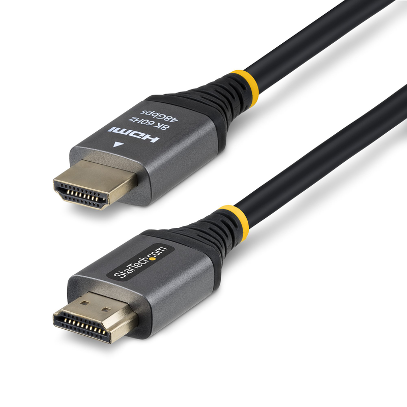 Startech.com 1ft ultra high speed HDMI cable | HDMI 2.1 | 48GBps | 8k 60hz | gold-null