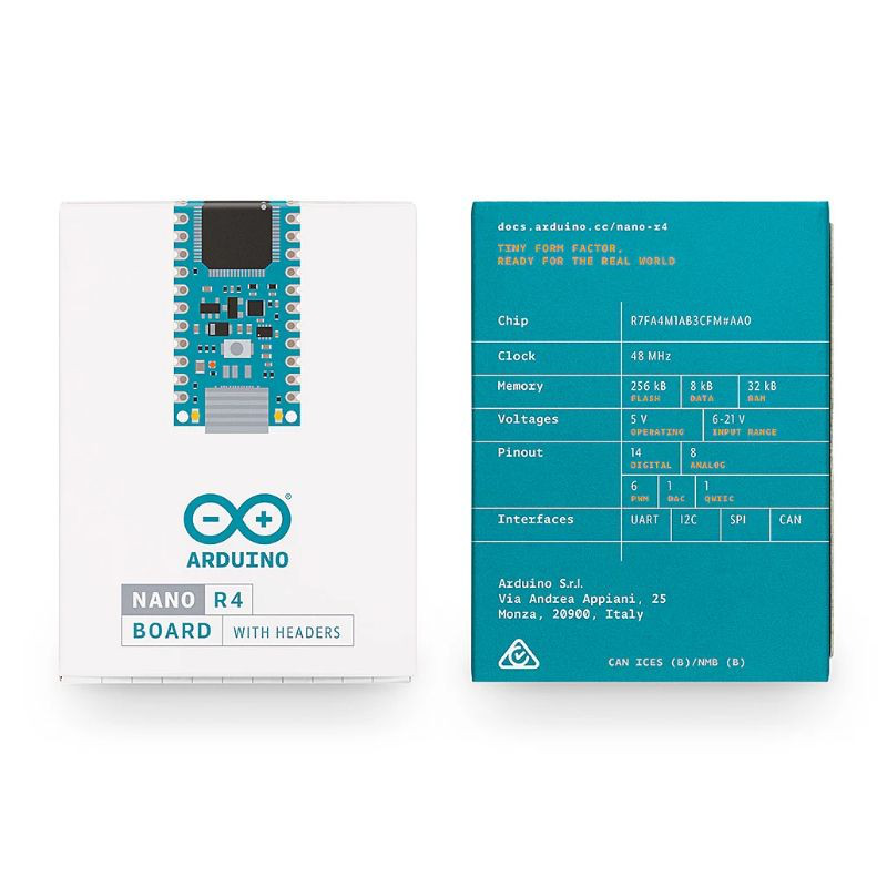 Arduino nano r4 with headers, , medium-null