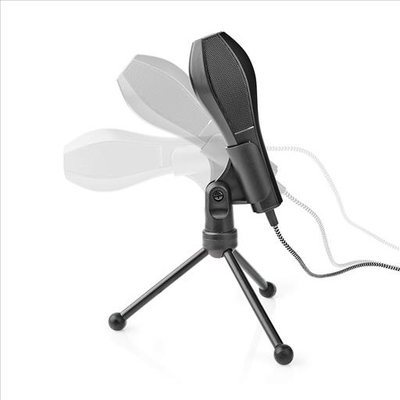 Wired microphone dual condenser with tripod USB, , medium