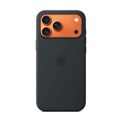 iPhone 17 pro max silicone case with MagSafe black, Black, medium