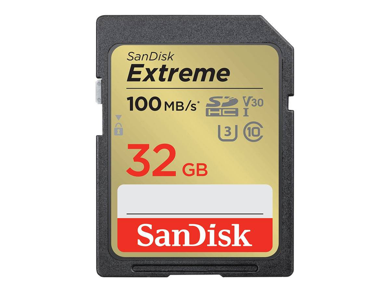 Sandisk extreme / flash memory card / 32GB / video class v30 / uhs-i u3 / class10 / sdhc uhs-i-null