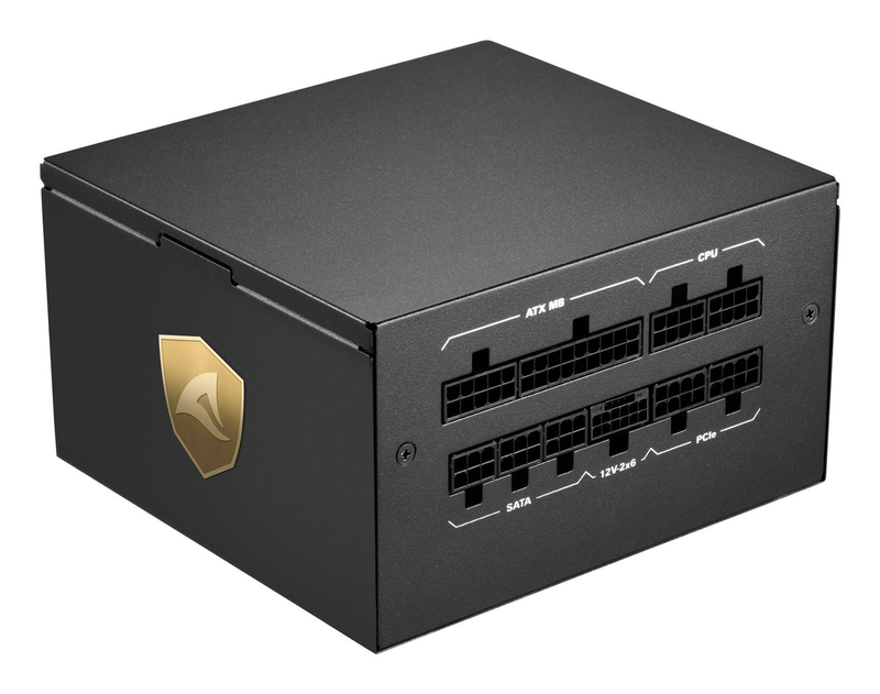 Sharkoon rebel p20 1200w atx 3.1 psu 80+ gold cybenetics platinum fully modular pcie 5.1 12v-2x6 black-null