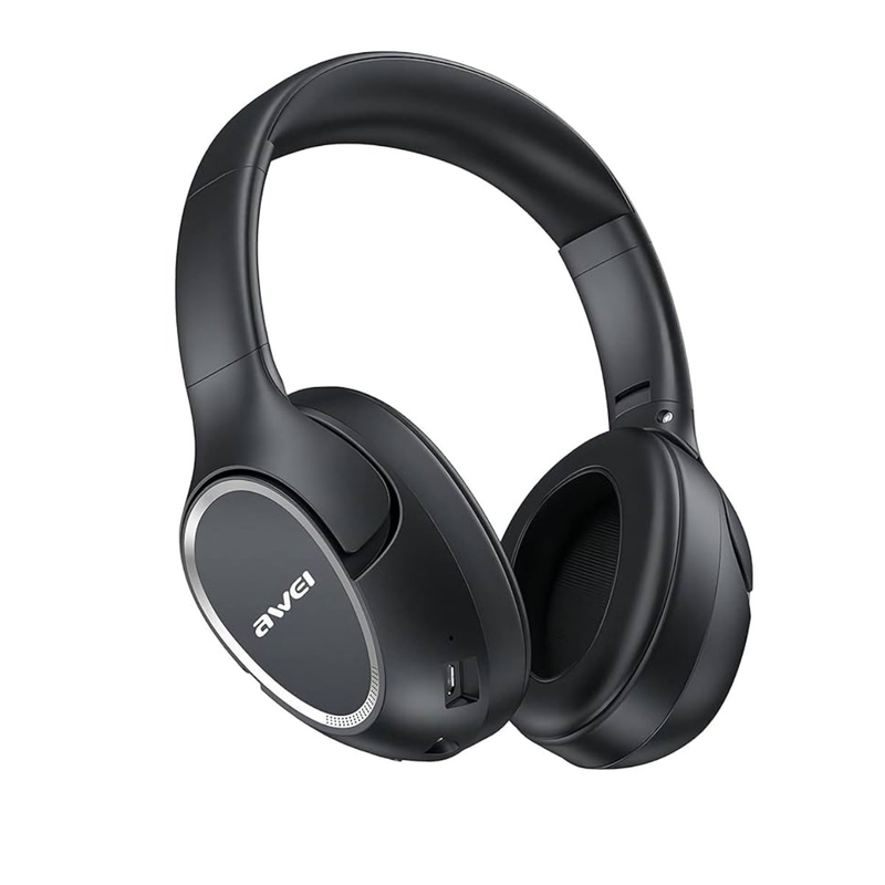 Awei a770bl wireless headphones bluetooth/3.5mm with 15 operating hrs black, , medium-null