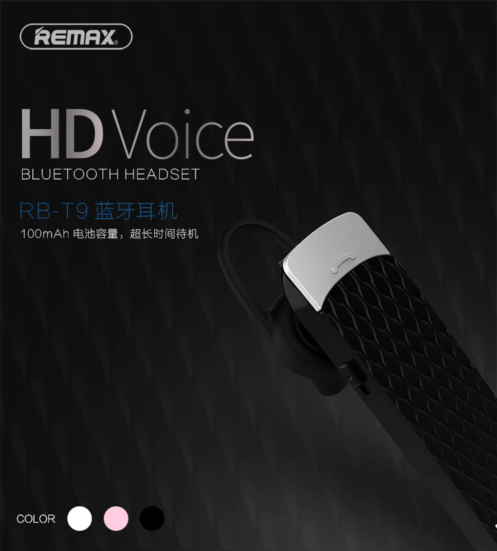 Remax t9 HD voice bluetooth headset black, , medium-null