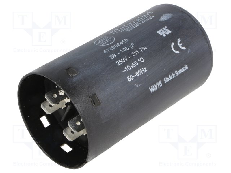 100mf 250vac motor run capacitor, , medium-null