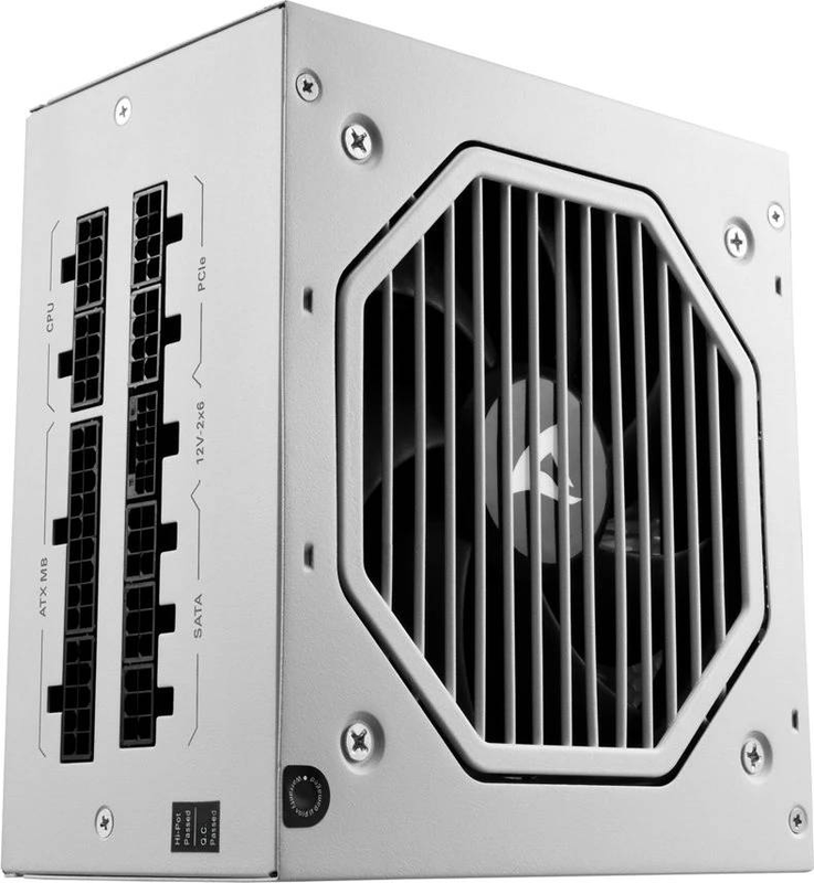 Sharkoon rebel p20 1200w atx 3.1 psu 80+ gold cybenetics platinum fully modular pcie 5.1 12v-2x6 white-null