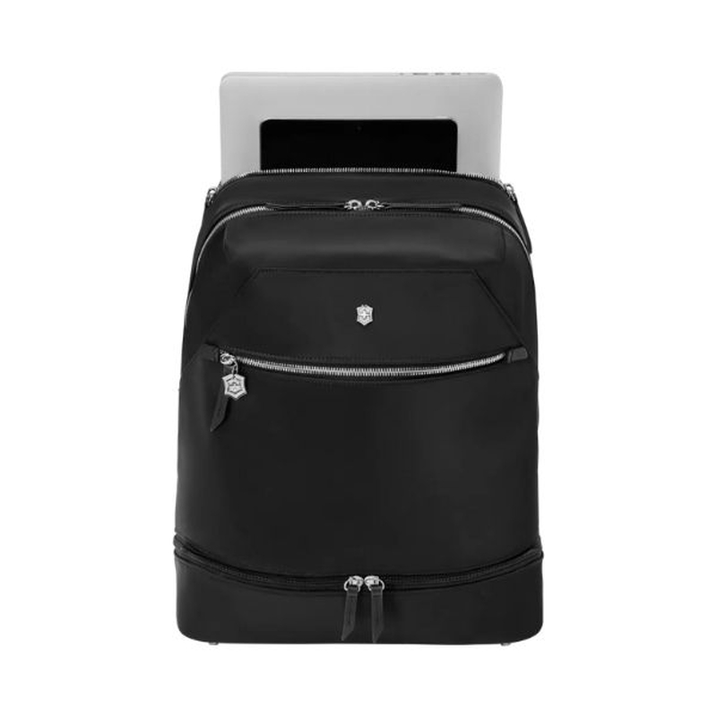 Victoria signature, deluxe backpack, black, , medium image number null
