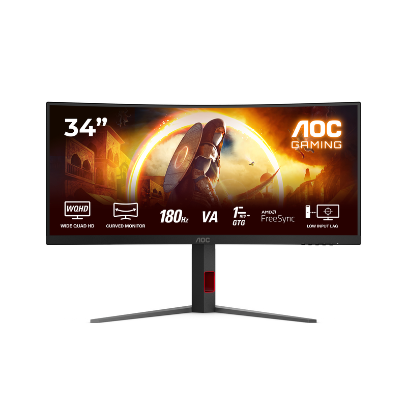Aoc cu34g4 34" curved gaming monitor-null