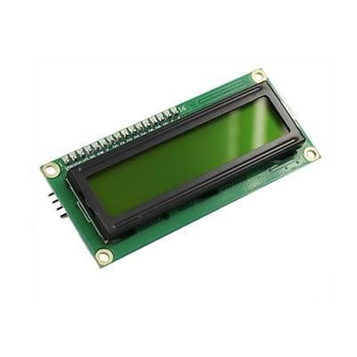 Lcd display module 16x2 digits with iic/i2c/twi/sp​​i interface - green, , medium