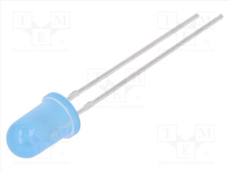 Led 5mm blue  600mcd 2.6v-3.6v x3p, , medium-null